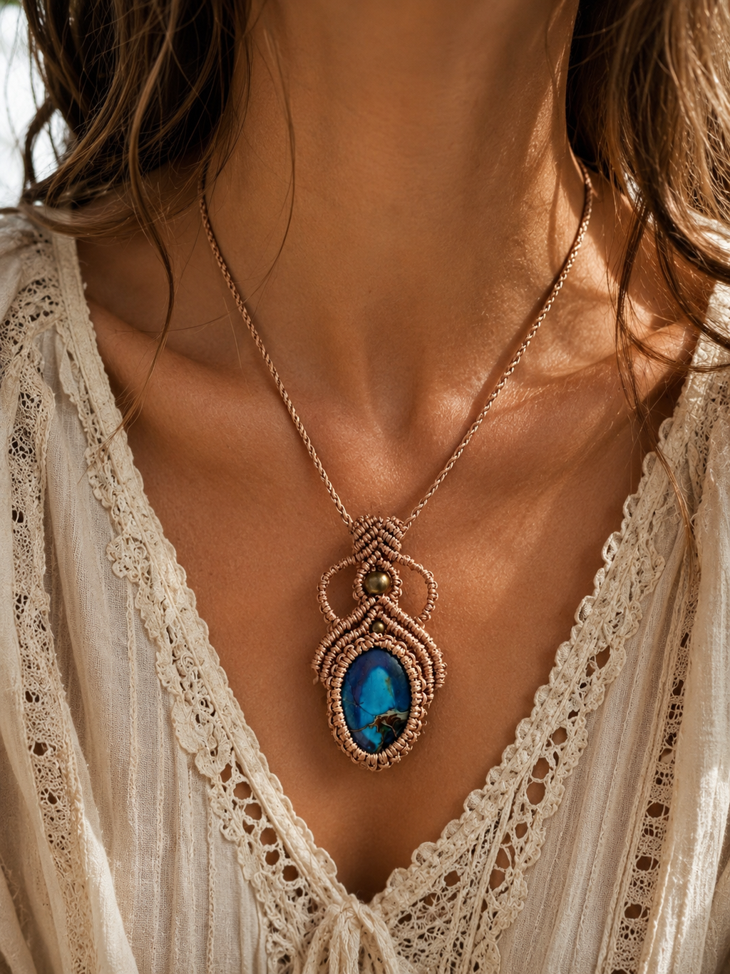 Azure Tide Pendant