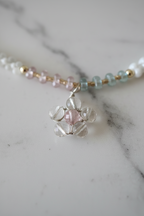 Bloom Halskette mit Blüten Anhänger