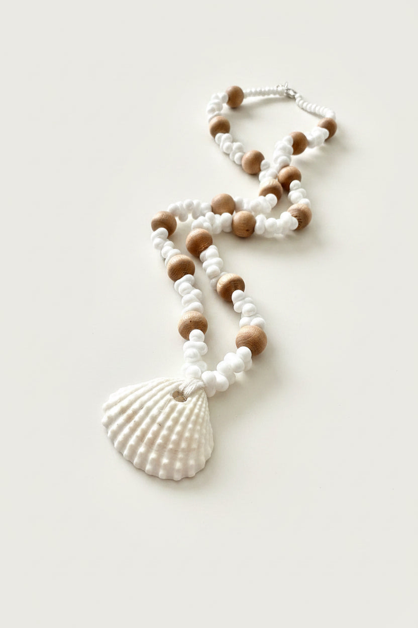 Boho Muschelkette – Sommerliche Halskette mit Muschel | Beach Schmuck